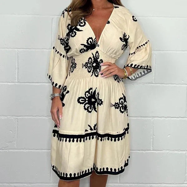 Vestido estampado de verano para mujer