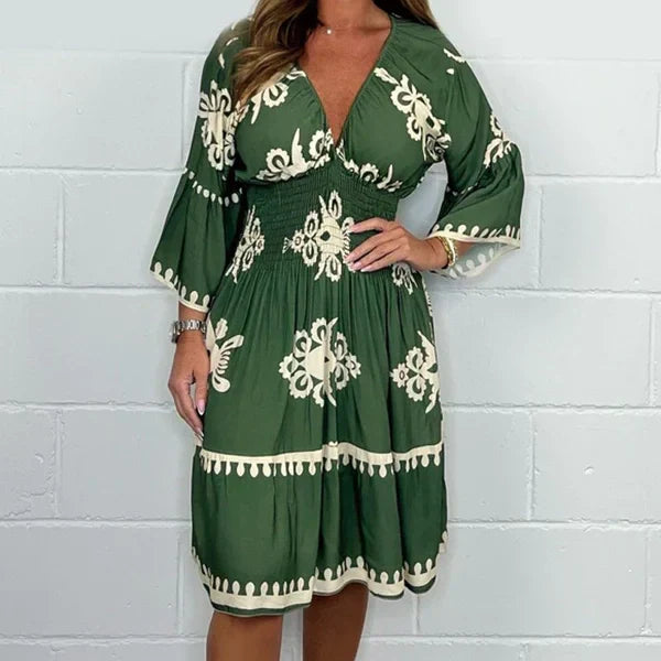 Vestido estampado de verano para mujer