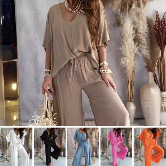 🔥HOT SALE-54% OFF💝🌸Women’s Casual Loose Solid Color Suit✨