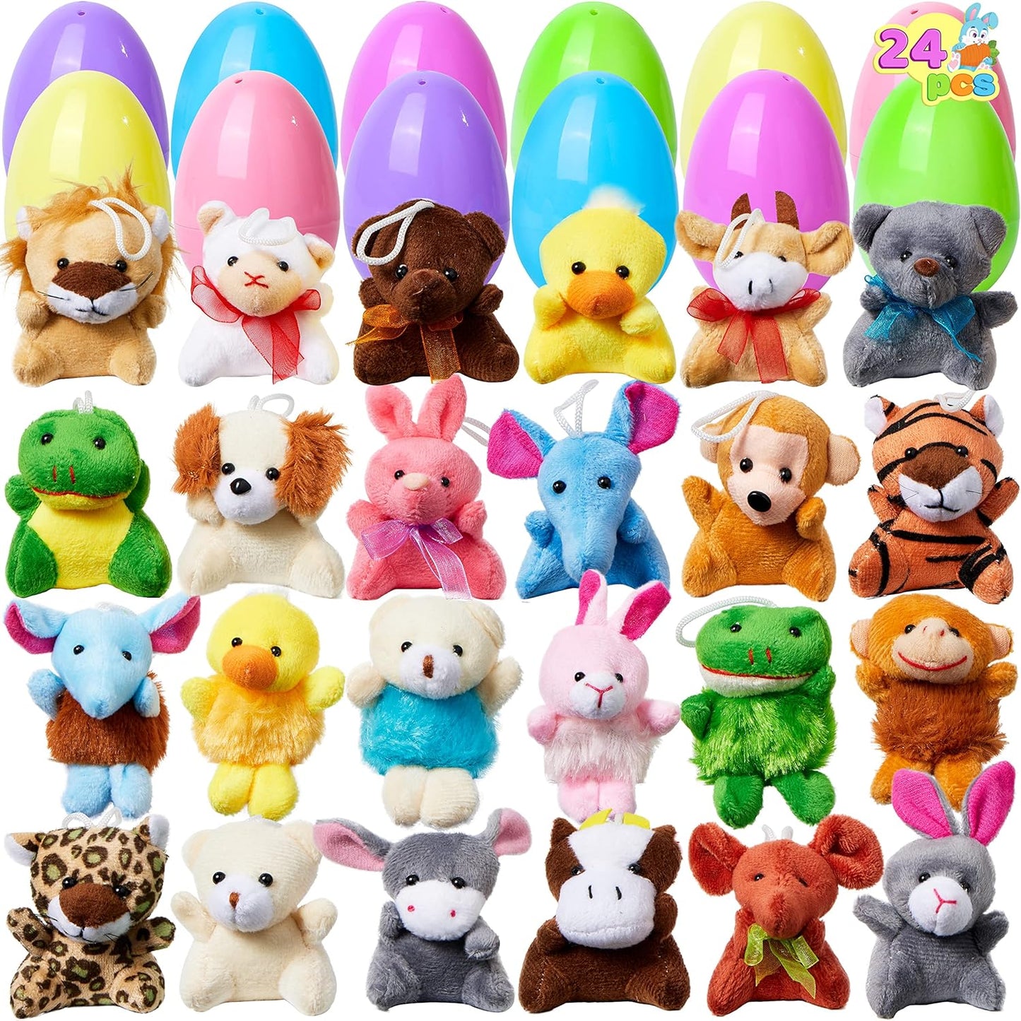 🎁Easter Hot Sale 50% OFF🎁Prefilled Easter Eggs, Filled with Plush Animal Toys