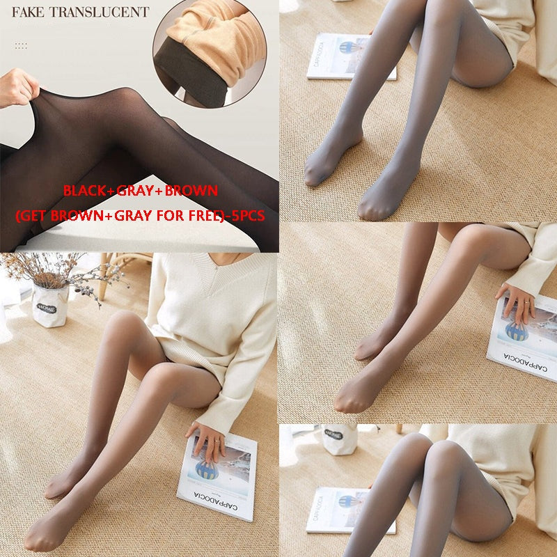 💖🔥Hot Sale-60% OFF🔥Flawless Legs Fake Translucent Warm Tights