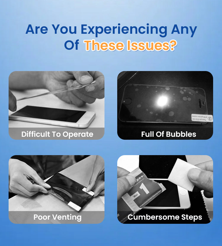 📱Quick-Apply Dust-Proof Screen Protector