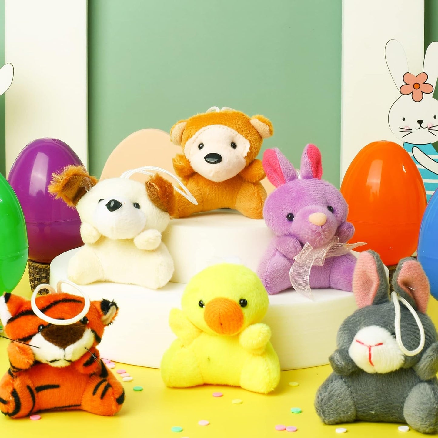 🎁Easter Hot Sale 50% OFF🎁Prefilled Easter Eggs, Filled with Plush Animal Toys