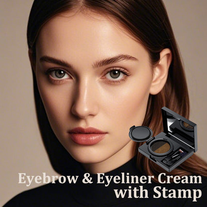 ✨Last Day Promotion 49%OFF✨Eyebrow & Eyeliner Cream with Stamp