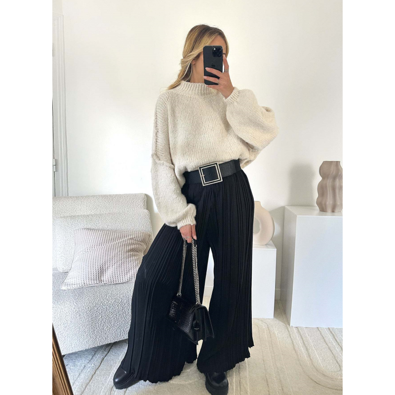 🔥2025 Hot Sale - 49% OFF💃Women's Warm Mock Neck Loose Fit Sweater